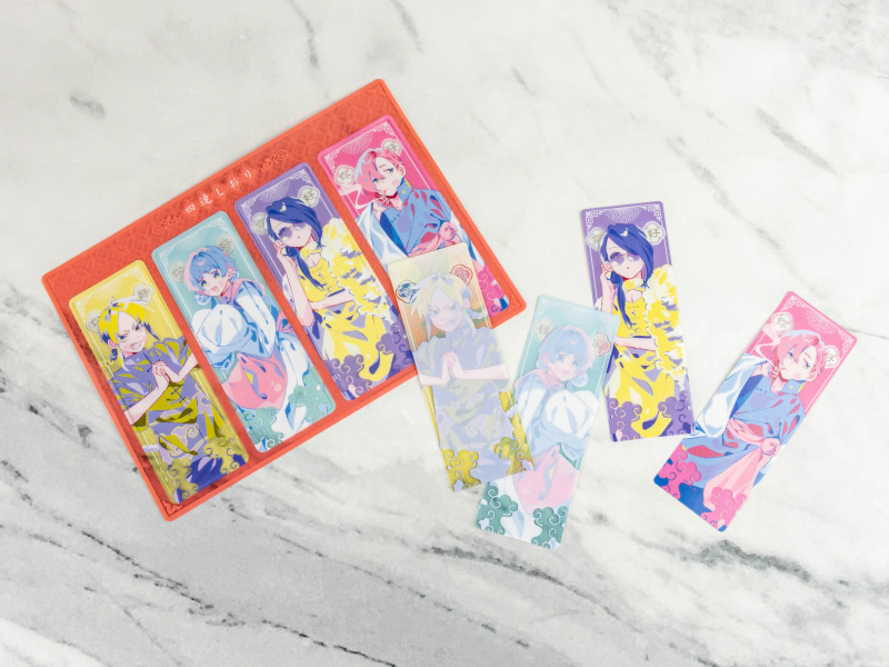 クリアしおり4連セット | 同人誌印刷・グッズ制作｜株式会社栄光