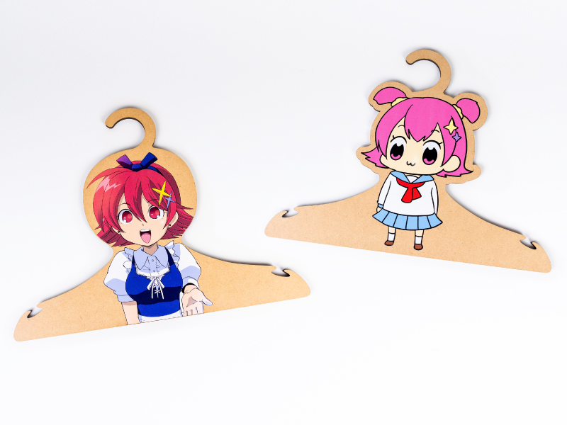 木製カラーハンガー | 同人誌印刷・グッズ制作｜株式会社栄光