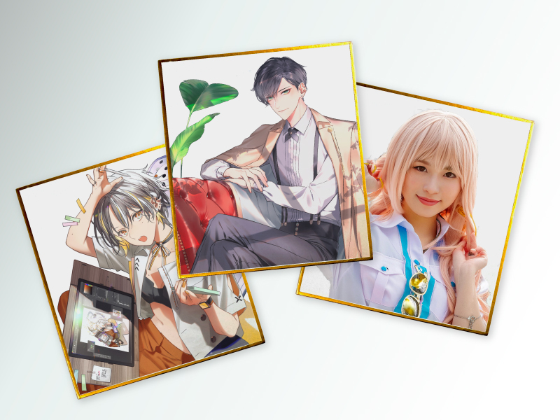 ビリオンレーサー　ミニ複製色紙　希少 ミニ色紙 | 同人誌印刷・グッズ制作｜株式会社栄光